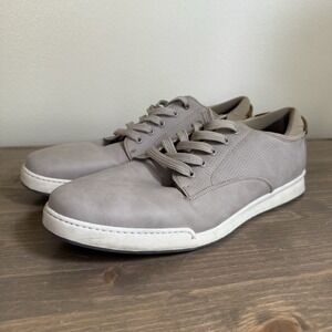 Robert‎ David Mens 10.5M Tan Beige Lace Up Oxford Sneakers Casual Shoes